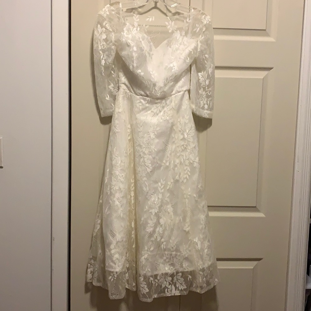 Wedding dress for photo shoot
